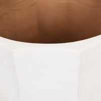 GlobeWest Hanson Flute Set of 2 Planter - White Sand