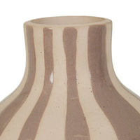 GlobeWest Hanson Hako Large Vase - Tawny Stripe