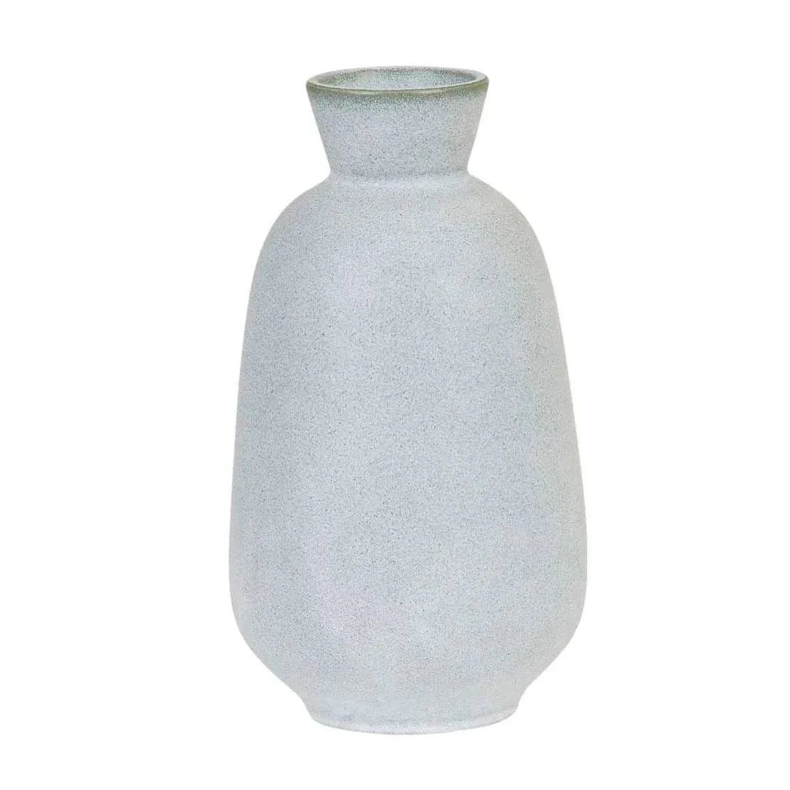 GlobeWest Hanson Kylo Vessel in moonstone granite ceramic with a classic shape and glazed finish.