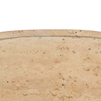 GlobeWest Rufus Border Tray - Travertine