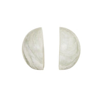 GlobeWest Rufus Bubble Set of 2 Bookends - Green Onyx