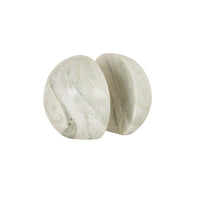 GlobeWest Rufus Bubble Set of 2 Bookends - Green Onyx