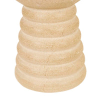 GlobeWest Rufus Column Goblet Bowl - Matt Butterscotch