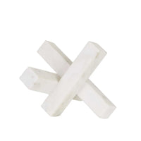 GlobeWest Rufus Converge Sculpture - White Marble