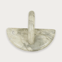 GlobeWest Rufus Curve Sculpture - Rainforest Marble