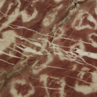 GlobeWest Rufus Dasha Footed Bowl - Dusty Rose Marble