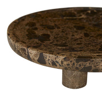 GlobeWest Rufus Dasha Footed Bowl - Emperador