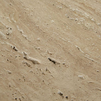 GlobeWest Rufus Dasha Footed Bowl - Travertine