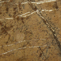 GlobeWest Rufus Float Oval Tray - Brown Vein Marble