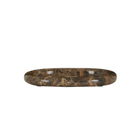 GlobeWest Rufus Float Oval Tray - Emperador