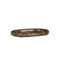 GlobeWest Rufus Float Oval Tray - Emperador
