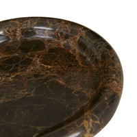 GlobeWest Rufus Float Oval Tray - Emperador