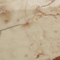 GlobeWest Rufus Float Oval Tray - Pink Lagoon Marble