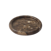GlobeWest Rufus Float Round Tray - Emperador