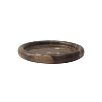 GlobeWest Rufus Float Round Tray - Emperador