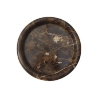 GlobeWest Rufus Float Round Tray - Emperador