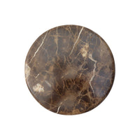 GlobeWest Rufus Float Round Tray - Emperador
