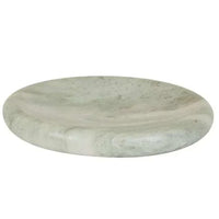 GlobeWest Rufus Indra Bowl in polished green onyx marble with rounded modern design