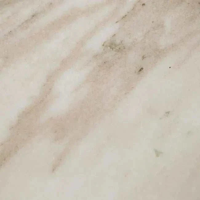 Close-up texture of GlobeWest Rufus Indra Bowl in polished oat marble finish