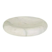 GlobeWest Rufus Indra Bowl in green onyx marble with polished finish and rounded elevated shape