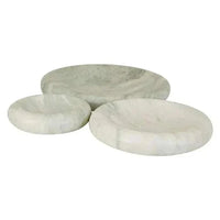 GlobeWest Rufus Indra Bowl set in polished green onyx marble with rounded elevated shapes