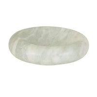 GlobeWest Rufus Indra Bowl in polished green onyx marble with rounded modern design for indoor decor