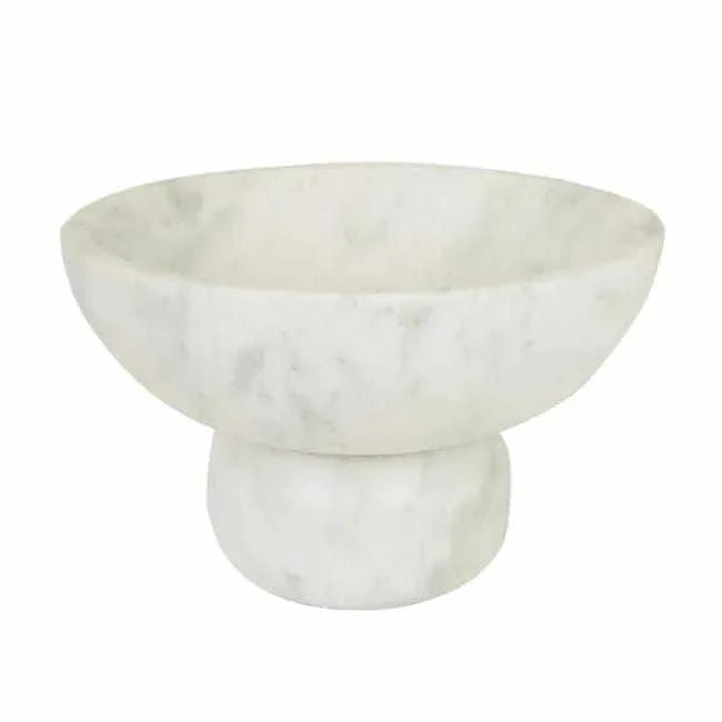 GlobeWest Rufus Indra Goblet Bowl in polished green onyx marble with modern handcrafted design