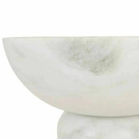 GlobeWest Rufus Indra Goblet Bowl in polished green onyx marble with a modern handcrafted design