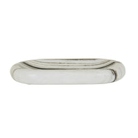 GlobeWest Rufus Indra Pill Shallow Bowl - Zebra Marble