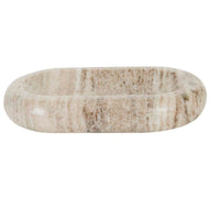 GlobeWest Rufus Indra Bowl - Oat Marble