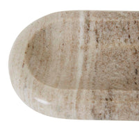 GlobeWest Rufus Indra Bowl - Oat Marble