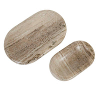 GlobeWest Rufus Indra Bowl - Oat Marble