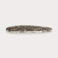 GlobeWest Rufus Irregular Oval Tray - Tawny Marble