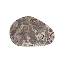 GlobeWest Rufus Irregular Oval Tray - Tawny Marble