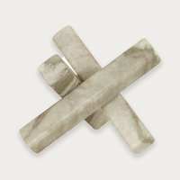 GlobeWest Rufus Juniper Sculpture - Armani Marble
