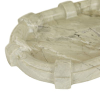 GlobeWest Rufus Link Oval Tray - Rainforest Marble