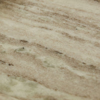 GlobeWest Rufus Link Round Tray - Oat Marble