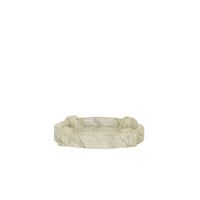 GlobeWest Rufus Link Round Tray - Rainforest Marble