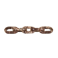 GlobeWest Rufus Link Marble Sculpture - Chocolate Marble