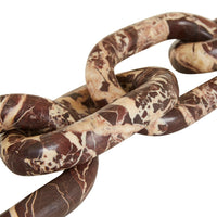 GlobeWest Rufus Link Marble Sculpture - Chocolate Marble