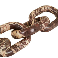 GlobeWest Rufus Link Marble Sculpture - Chocolate Marble