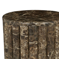 GlobeWest Rufus Ribbs Low Plinth - Emperador