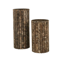 GlobeWest Rufus Ribbs Low Plinth - Emperador