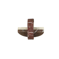 GlobeWest Rufus Sol Sculpture - Blush Mixed Marble