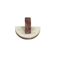 GlobeWest Rufus Sol Sculpture - Blush Mixed Marble