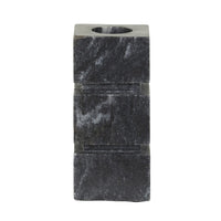 GlobeWest Rufus Stratum Vase Small - Black Marble
