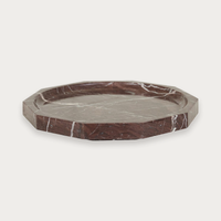 GlobeWest Rufus Zenith Tray - Rosso Marble