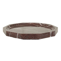 GlobeWest Rufus Zenith Tray - Rosso Marble