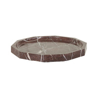 GlobeWest Rufus Zenith Tray - Rosso Marble