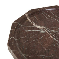 GlobeWest Rufus Zenith Tray - Rosso Marble